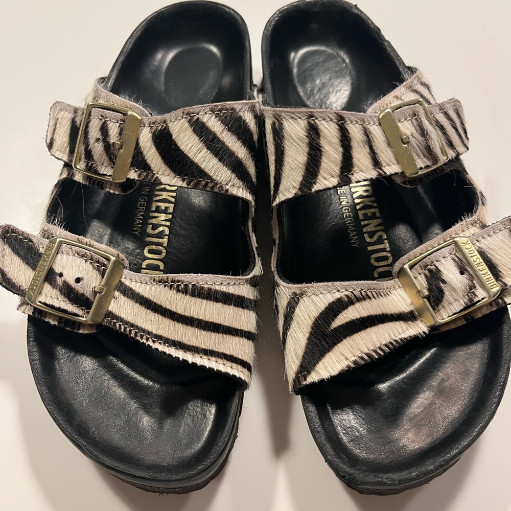 *Rare - Calf hair Arizona Birkenstock sandals-